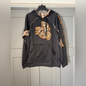 Legendary Whitetails Black and Orange Men's Hoodie